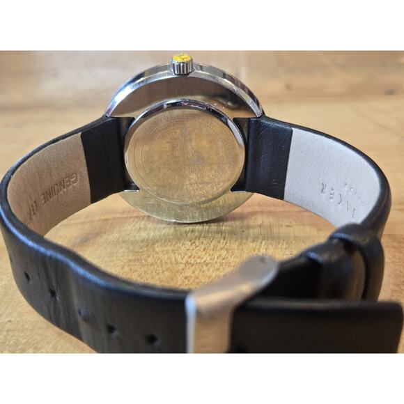 Ted Baker Gents Japanese Quartz Black Dial Leather Strap Men's Watch TE1092 - Picture 10 of 12